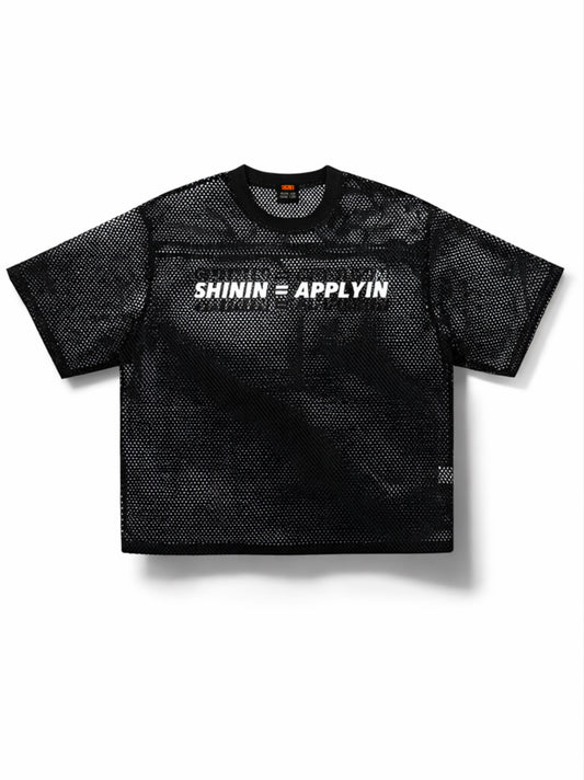 “Mesh Jersey” Slighty Cropped Fit!!!